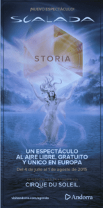 Circo del sol con su espectáculo Storia verano 2015