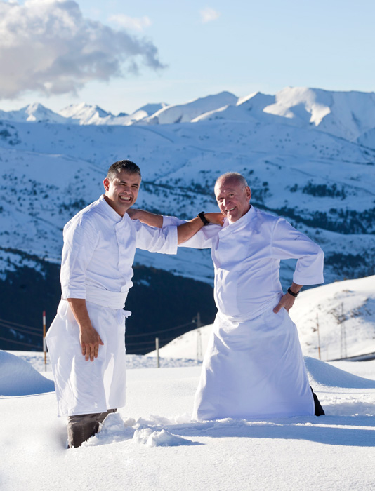 Hotel Hermitage de Andorra , chefs Carlos Gaig y Nandu Jubany
