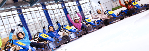 Palau de Gel de Andorra actividad de KARTING sobre hielo