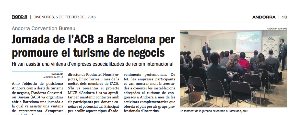 prensa Andorra work-shop